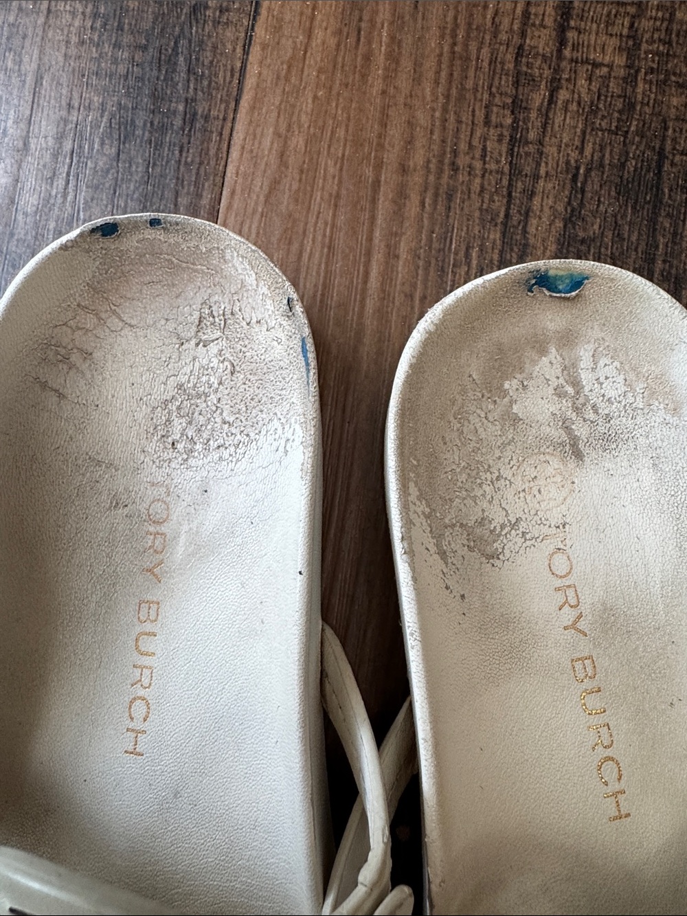 Tory Burch white Logo Thong Sandals - Picture 10 of 13